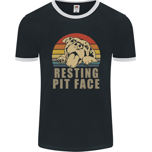 Shirt riposo pit bull face - t-shirt,
