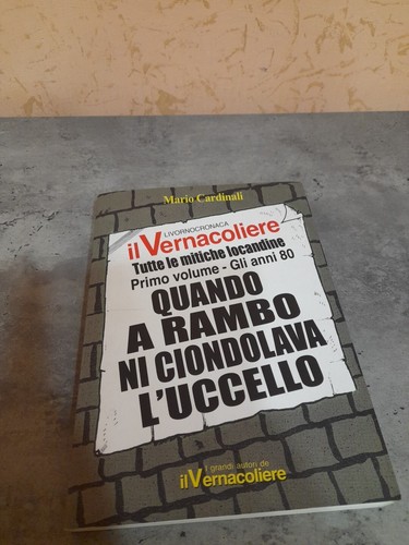Vernacoliere primo volume - vernacoliere,