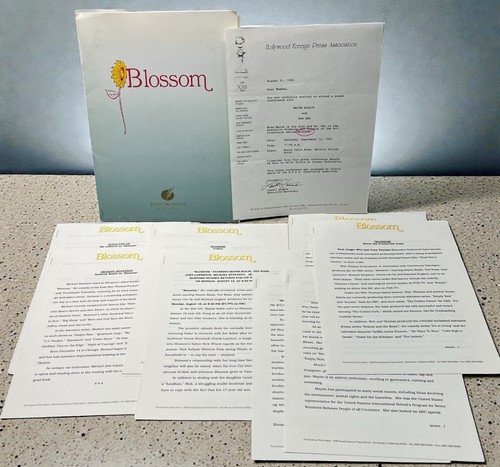 Blossom nbc show press kit - press,