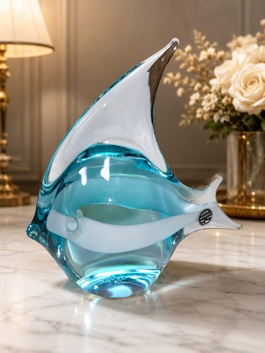 Statuina pesce vetro - pesce, di