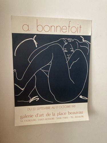 Alain bonnefoit affiche - bonnefoit,