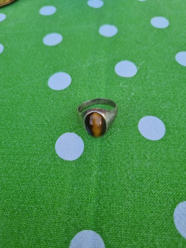 Anello uomo argento 925 pietra - argento,