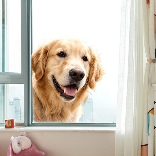 Golden retriever adesivo - golden,