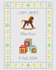 Punto Croce Nascita Kit