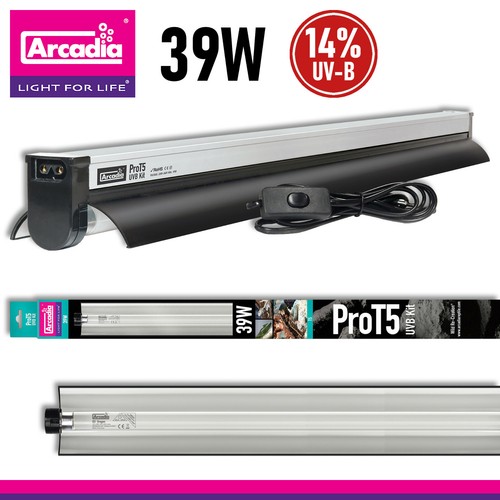 Arcadia pro uvb kit lampada - uvb,