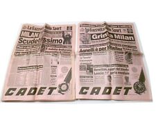 MILAN SUPERCOPPA italiana 1992 Gazzetta dello sport + Record imbattibilità