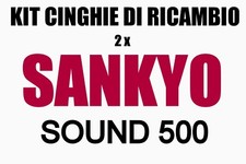 ★KIT CINGHIE DI RICAMBIO 2 x CINE PROIETTORE SANKYO SOUND 500★