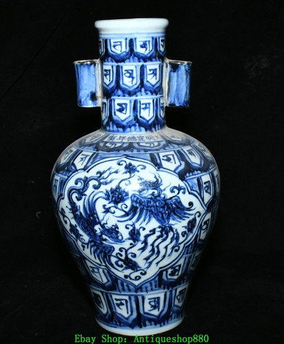 Vaso bottiglia fenice