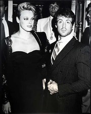 Foto vintage Sylvester Stallone Brigitte Nielsen 1985 Ft 897 - Stampa 27x37 cm