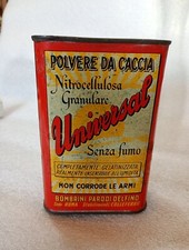 Scatola Latta Polvere Caccia Sparo