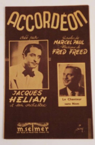 Partition vintage sheet music