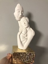 Bongelli Preziosi Scultura SOSPESA da tavolo in marmorino con base ORO