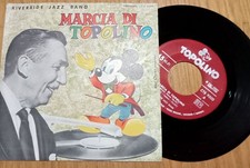 DISNEY PRODUCTION : MARCIA DI TOPOLINO E TRE PORCELLINI  DISCO 45 GIRI