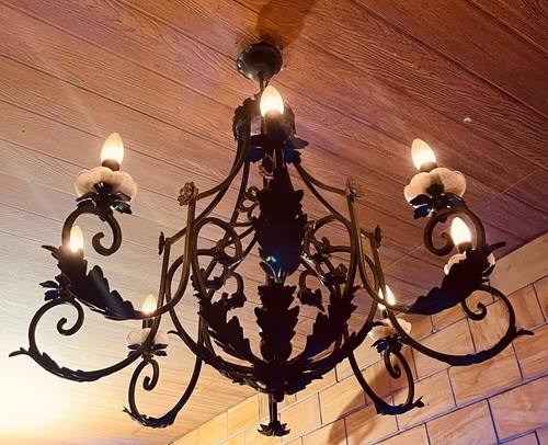 Lampadario stile antico - , in