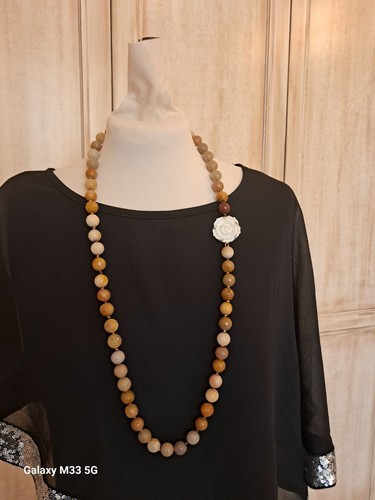 Collana vintage inpietra di - collana,