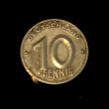 Moneta da 10 Pfennig circolata