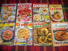 RIVISTE / LIBRI CUCINA 8 PZ USATI BUONO STATO VEDI FOTO TUTTO QUELLO IN FOTO