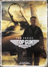 Poster locandina Top Gun Maverick 45x32 cm ORIGINALE da cinema 2022 di Joseph Ko