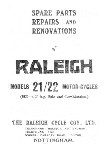 1927 raleigh model - 1927,
