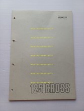 Benelli 125 Cross 1974-1975 catalogo ricambi originale spare parts catalogue