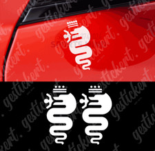 2x 10 cm sticker suitable for