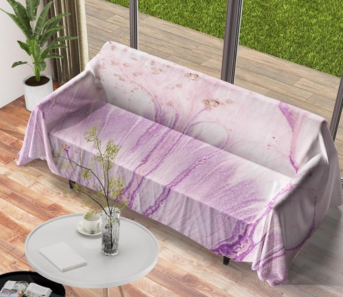 Copridivano viola i7871 - copridivano, 3d