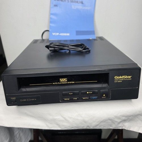 Goldstar lettore videocassette - goldstar,