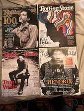 BOB DYLAN TOM WAITS JIMI HENDRIX 4 MAGAZINES ROLLING STONE ITALIA RIVISTE