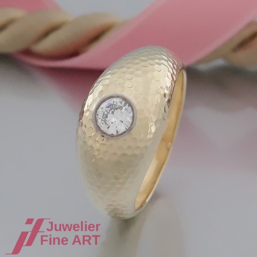 Anello solitario con - , 1