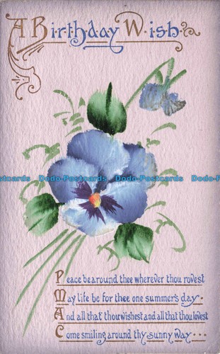 R663071 birthday wish peace - a,