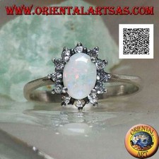 Anello in Argento 925‰ opale