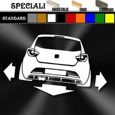 adesivo sticker Seat IBIZA MK5 5 tuning down-out dub prespaziato,decal auto