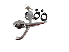 COPPIA MANIGLIE  ESTERNE  CROMATE  CON GUARNIZIONI  PER FIAT  500EPOCA