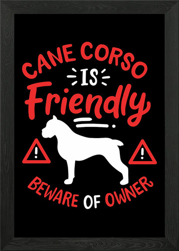 Cane corso amichevole - cane, è