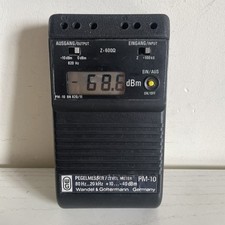 WANDEL & GOLTERMANN PM10-BN820 DIGITAL LEVEL METER