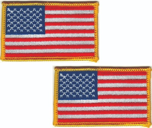 American flag patch usa united - american,