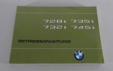 Manuale / Guida BMW Serie 7 E23 728i / 732i / 735i / 745i Aggiornato 04/1980