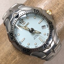 Orologio Seiko Uomo 5J22-0A50 Diver Kinetic Auto Relè Automatico 7 3/4" Non Testato