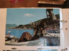 Cartolina di Cavi di Lavagna  1973 lampare A Riposo Riviera Azzurra Genova 