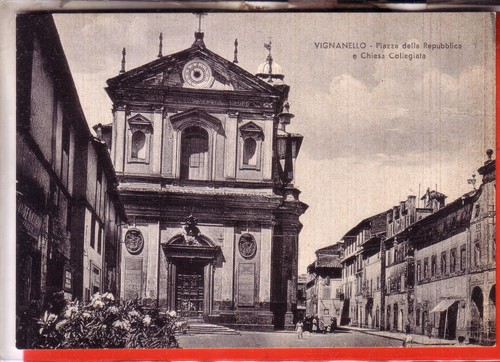 Cartolina vignanello b n - vignanello,