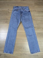 Jeans uomo Levi's 501 vintage 1998 dritto regolare made in USA Messico W27 L31