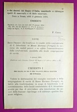 MASSA MARTANA,REGIO DECRETO X RENDITA CONFRATERNITA DI S.SEBASTIANO-3870