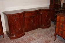 Grande servante sideboard credenza inglese stile Vittoriano del 1800 in mogano
