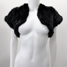 Bolero ritagliato pelliccia di