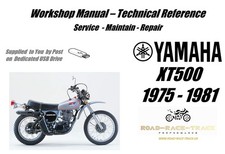 Yamaha XT500 XT500 Manuale