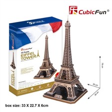 3D Puzzle Cubic Fun TORRE EIFFEL PARIGI