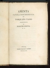 TORQUATO TASSO - AMINTA FAVOLA