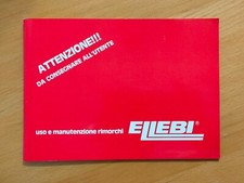 Istruzioni Uso e Manutenzione RIMORCHI ELLEBI