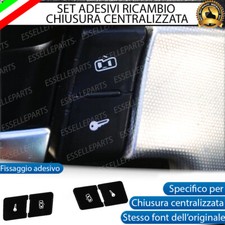 SET RICAMBIO PER TASTI CHIUSURA CENTRALIZZATA PORTE PER AUDI A3 8P ADESIVI