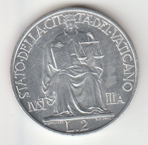 Pio xii vaticano lire 1948 - vaticano,